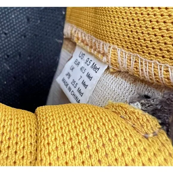 Vasque Women's Hiking Boots Size 9.5 M Brown/Yellow Suede & Mesh Upper Outdoor - Picture 6 of 10